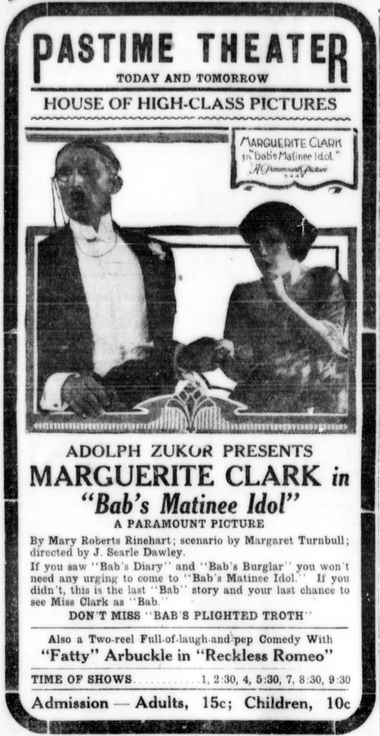 Bab's Matinee Idol poster