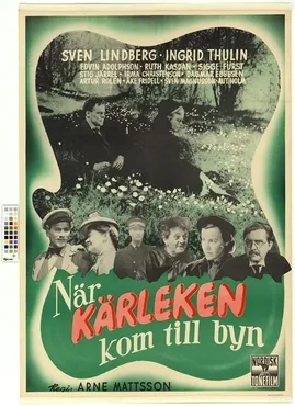 När kärleken kom till byn poster