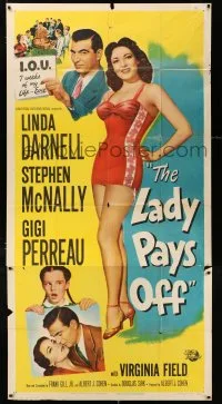 The Lady Pays Off poster