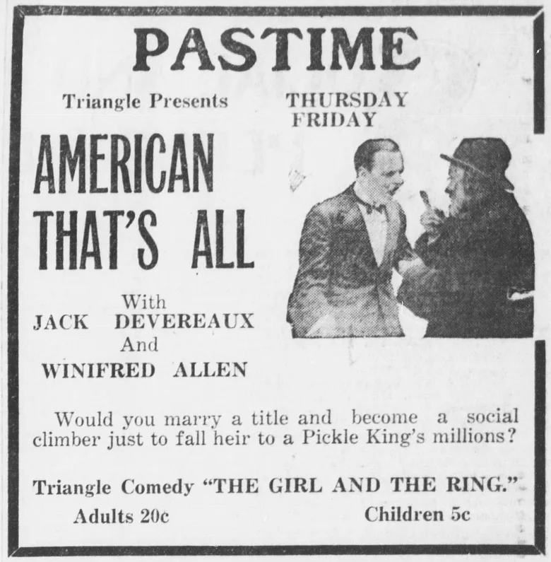 American - That's All poster