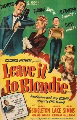 Leave It to Blondie poster