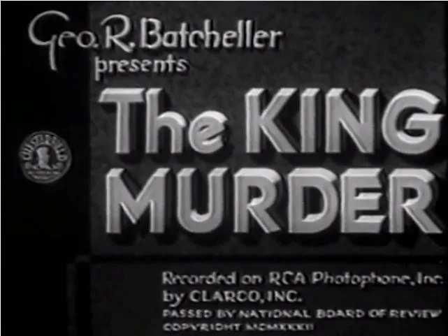 The King Murder poster