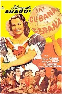 Una Cubana en España poster
