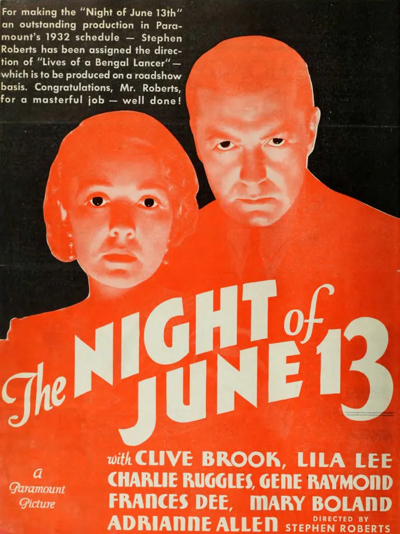 The Night of June 13 poster