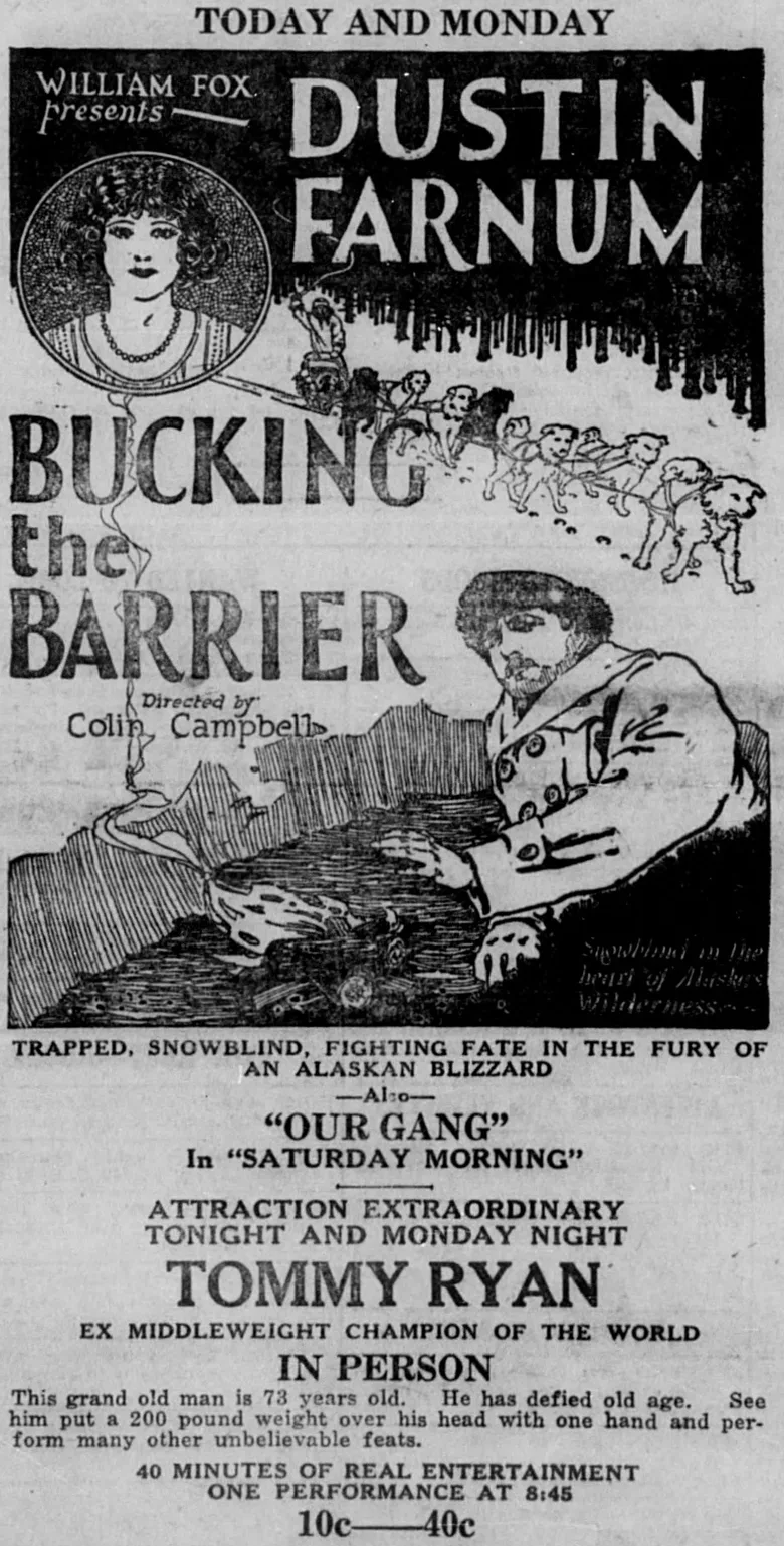 Bucking the Barrier poster