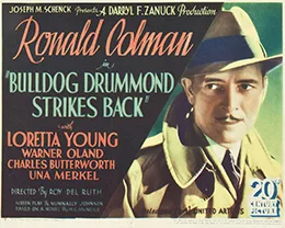 Bulldog Drummond Strikes Back poster