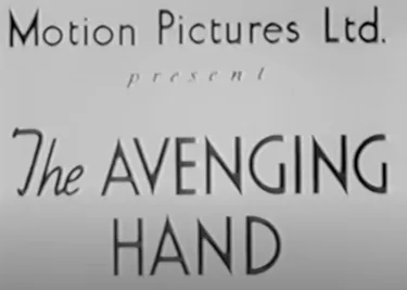 The Avenging Hand poster