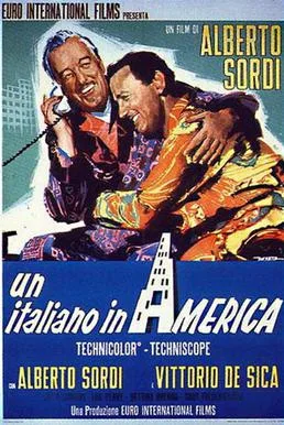 An Italian in America poster