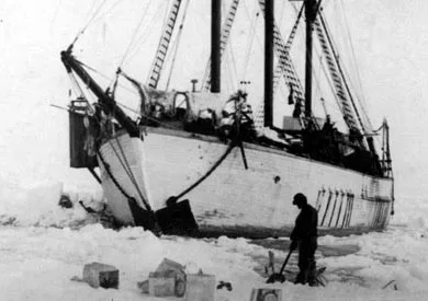 Roald Amundsen's expedition to the Arctic Ocean on the Maud 1922-1925 poster