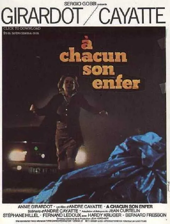 À chacun son enfer poster