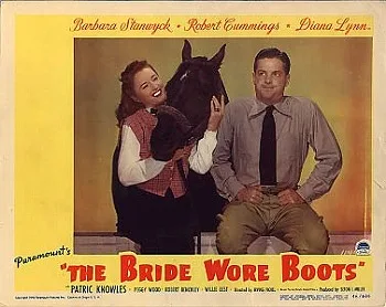 The Bride Wore Boots poster