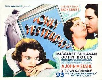 Only Yesterday poster