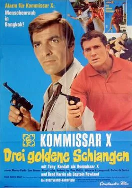 Kommissar X – Drei goldene Schlangen poster