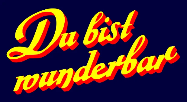 Du bist wunderbar poster
