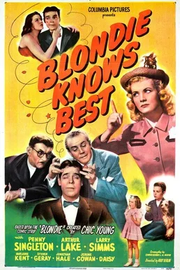 Blondie Knows Best poster