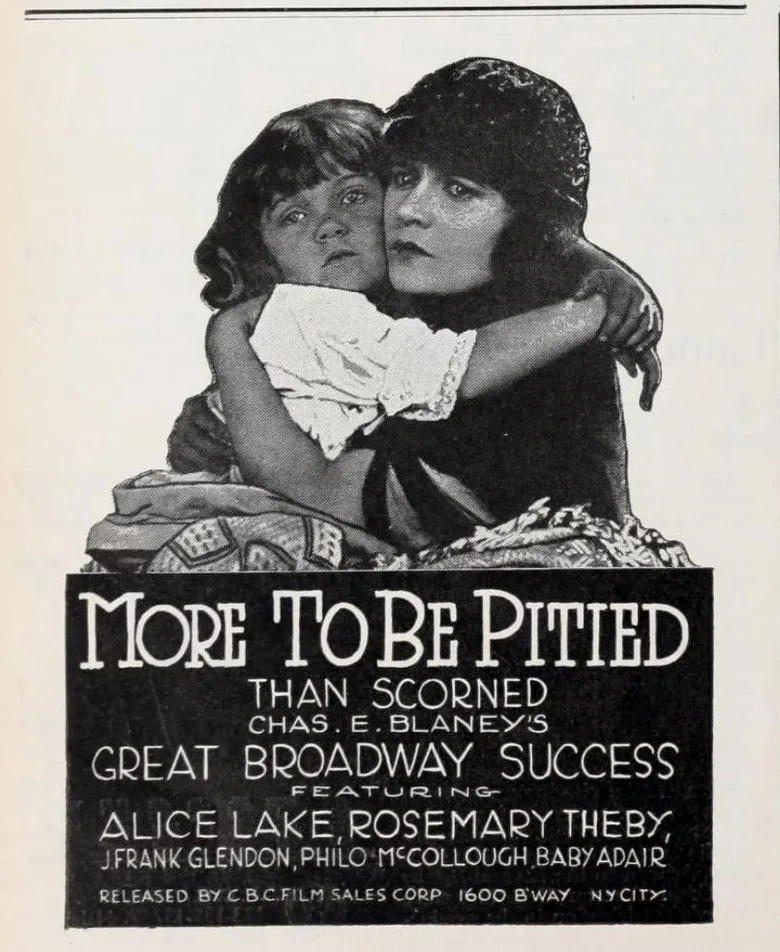 More to Be Pitied Than Scorned poster
