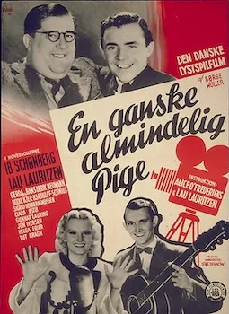 En ganske almindelig pige poster