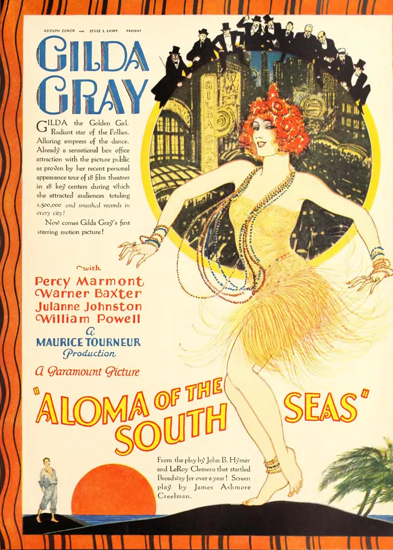 Aloma of the South Seas poster