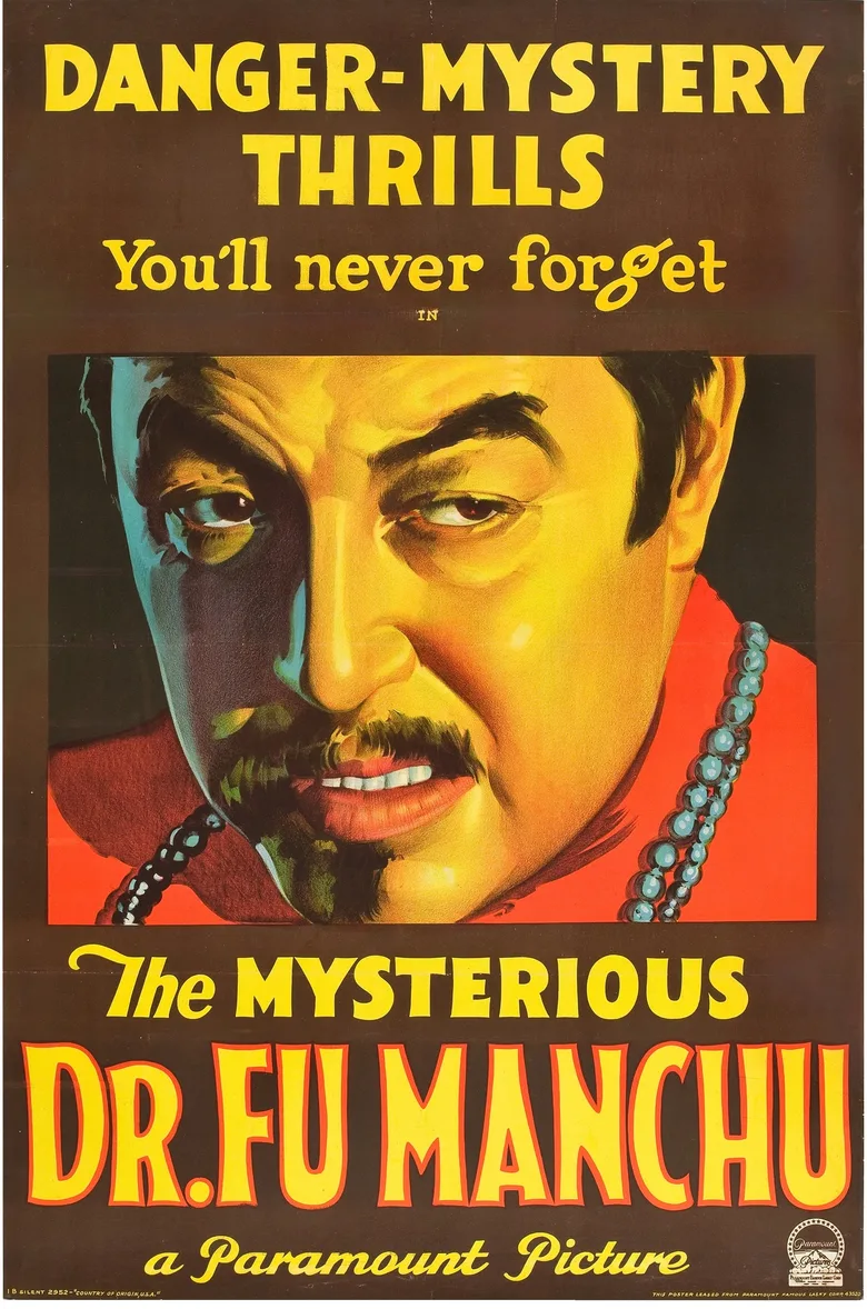 The Mysterious Dr. Fu Manchu poster