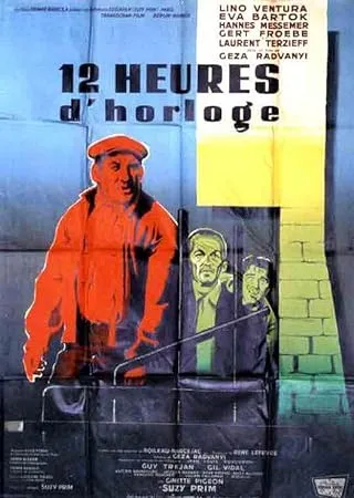 Douze heures d'horloge poster