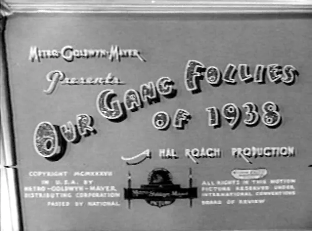 Our Gang Follies of 1938 poster