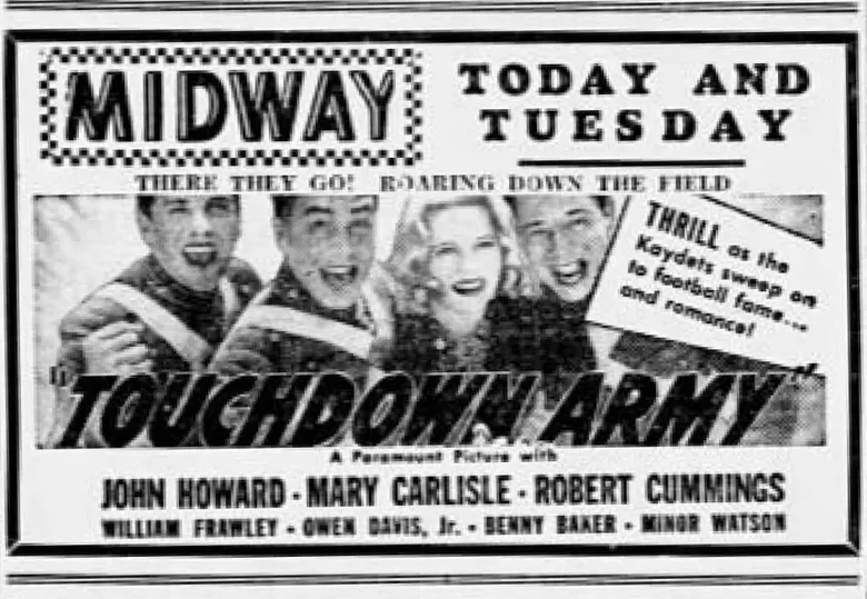 Touchdown, Army poster