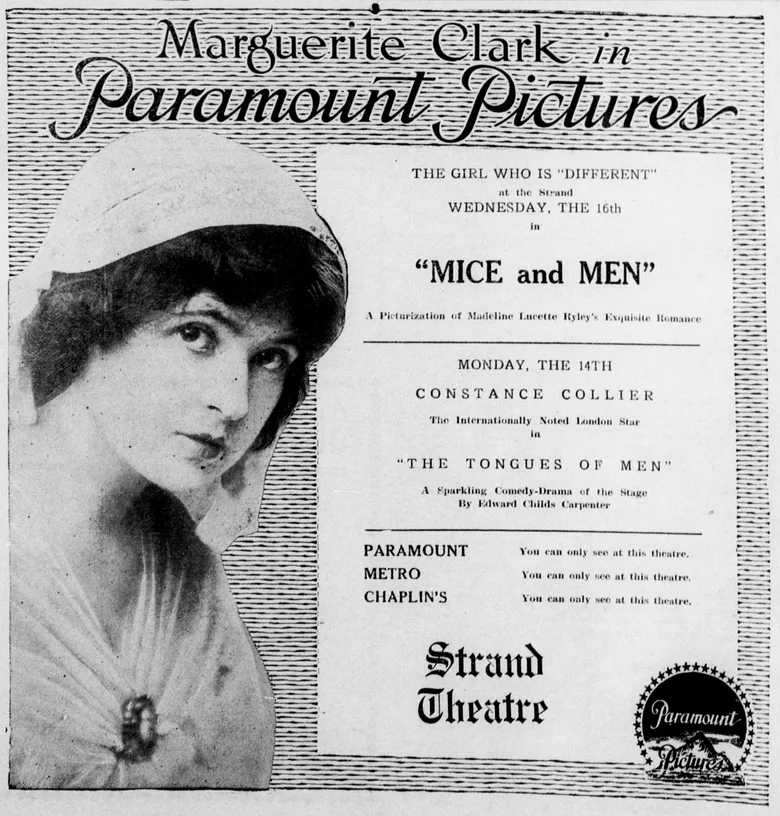 Mice and Men poster
