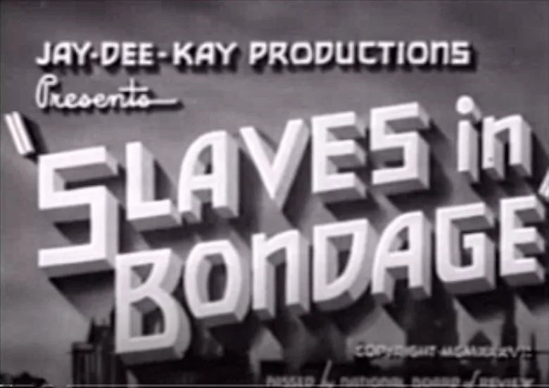 Slaves in Bondage poster
