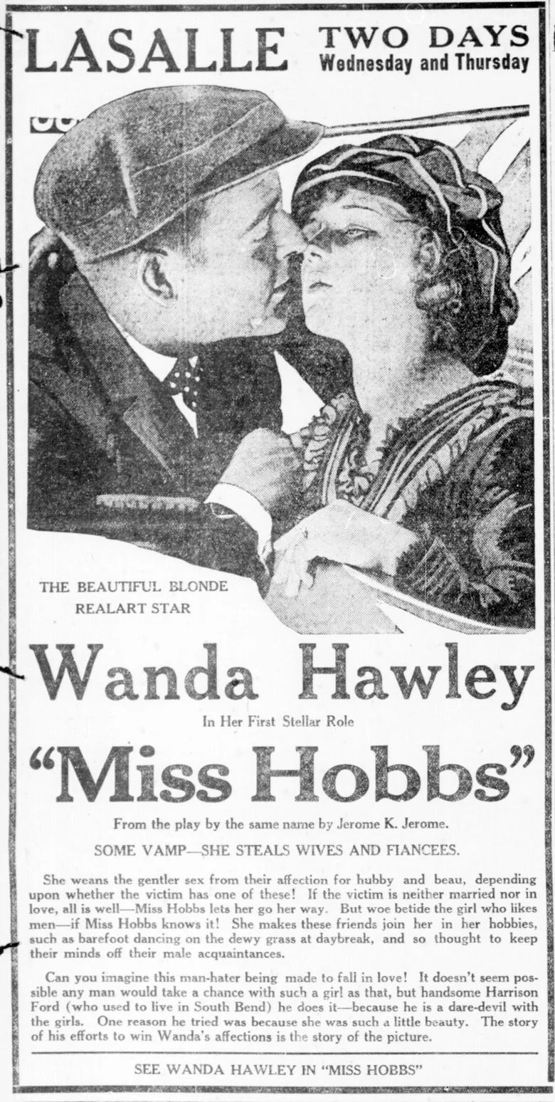 Miss Hobbs poster