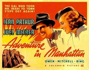 Adventure in Manhattan poster