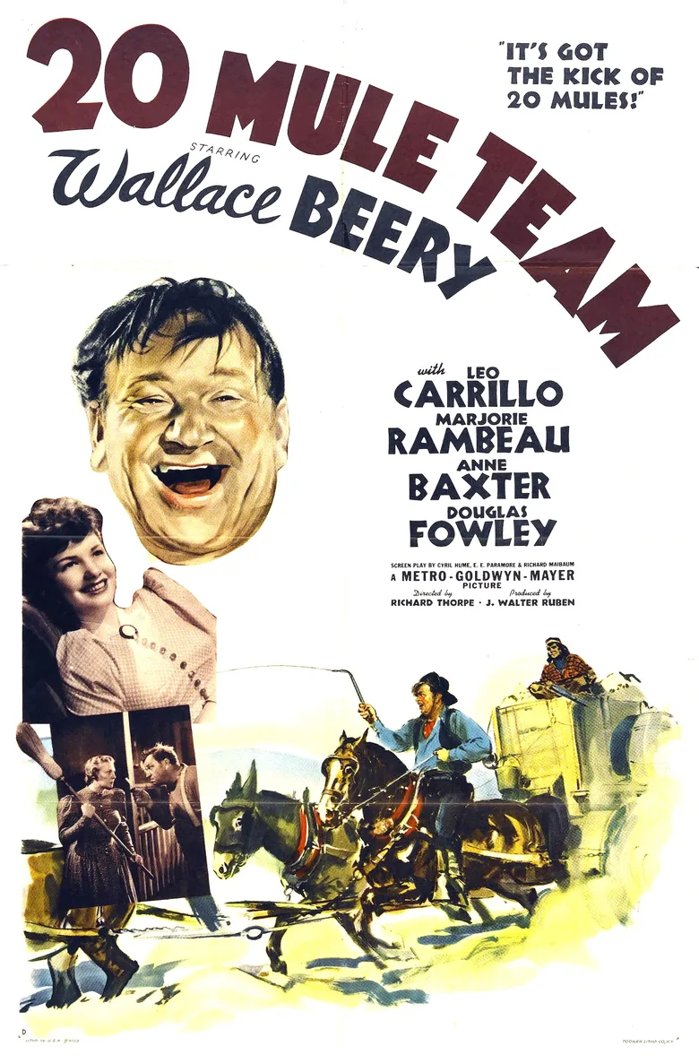 20 Mule Team poster