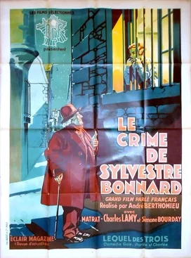 The Crime of Sylvestre Bonnard poster