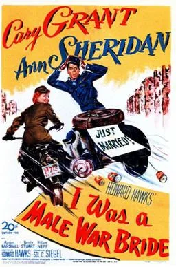 I Was a Male War Bride poster