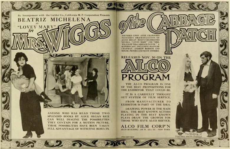 Mrs. Wiggs of the Cabbage Patch poster