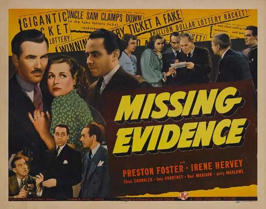 Missing Evidence poster
