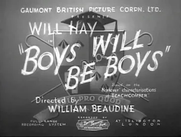 Boys Will Be Boys poster