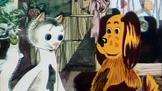 How The Cat And The Dog Washed The Floor poster