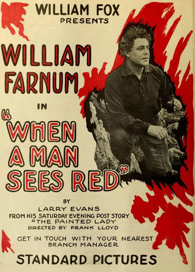 When a Man Sees Red poster