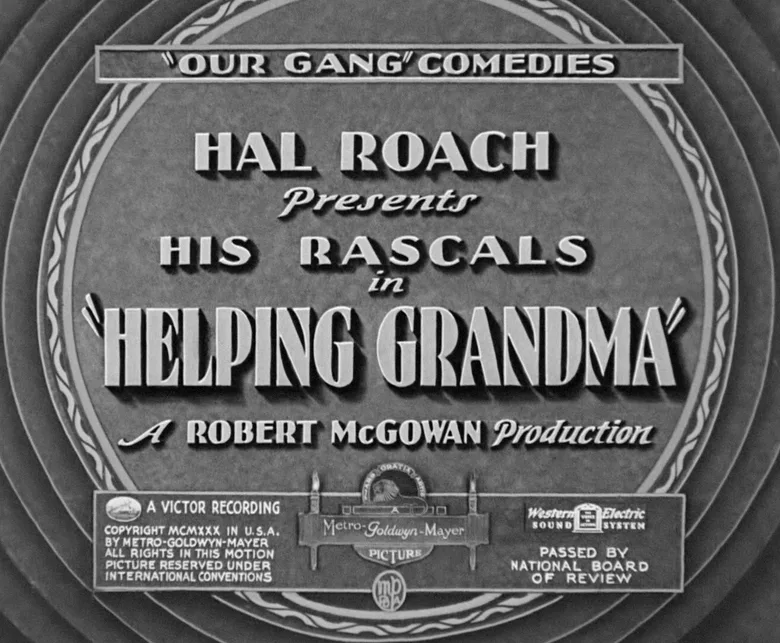 Helping Grandma poster