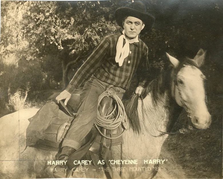 Three Mounted Men poster