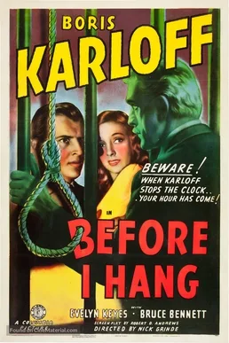 Before I Hang poster