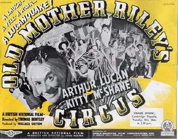 Old Mother Riley's Circus poster