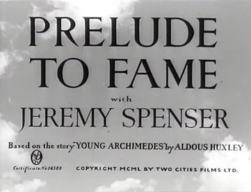 Prelude to Fame poster
