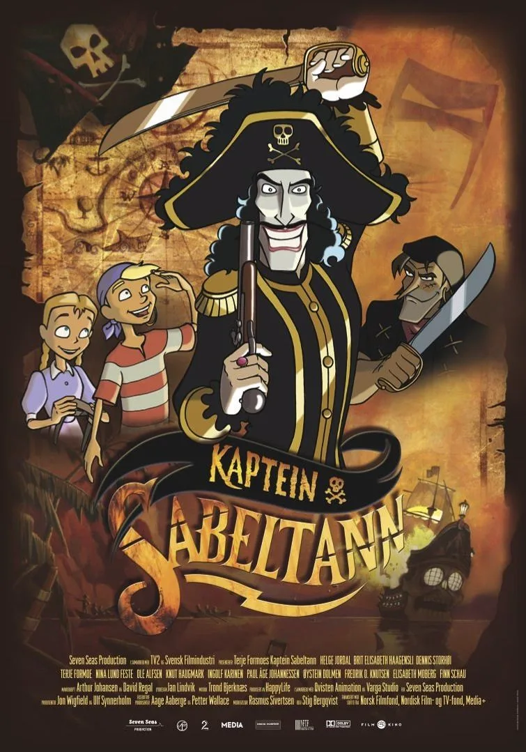 Captain Sabertooth poster