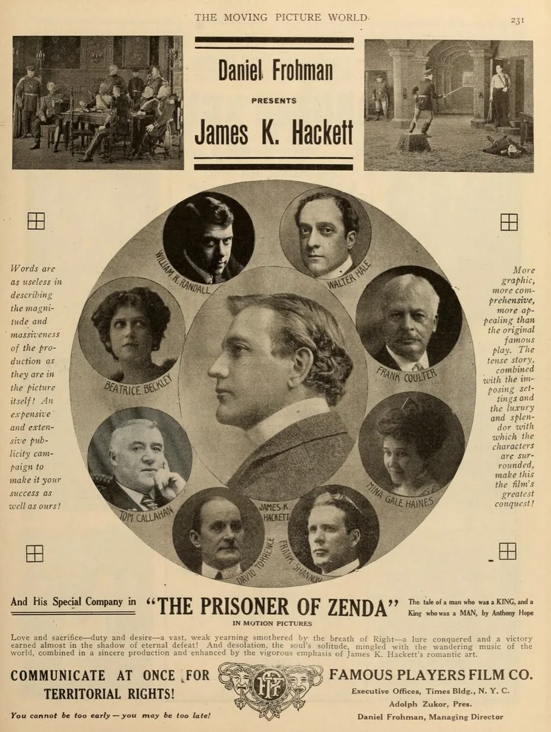 The Prisoner of Zenda poster