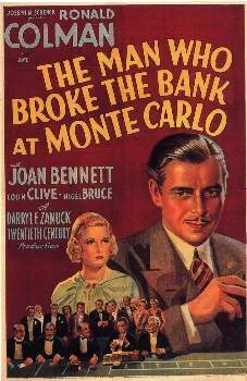 The Man Who Broke the Bank at Monte Carlo poster
