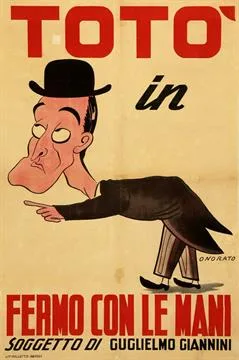 Fermo con le mani poster