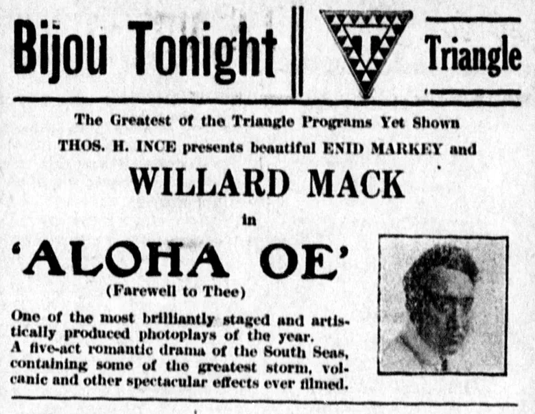 Aloha Oe poster