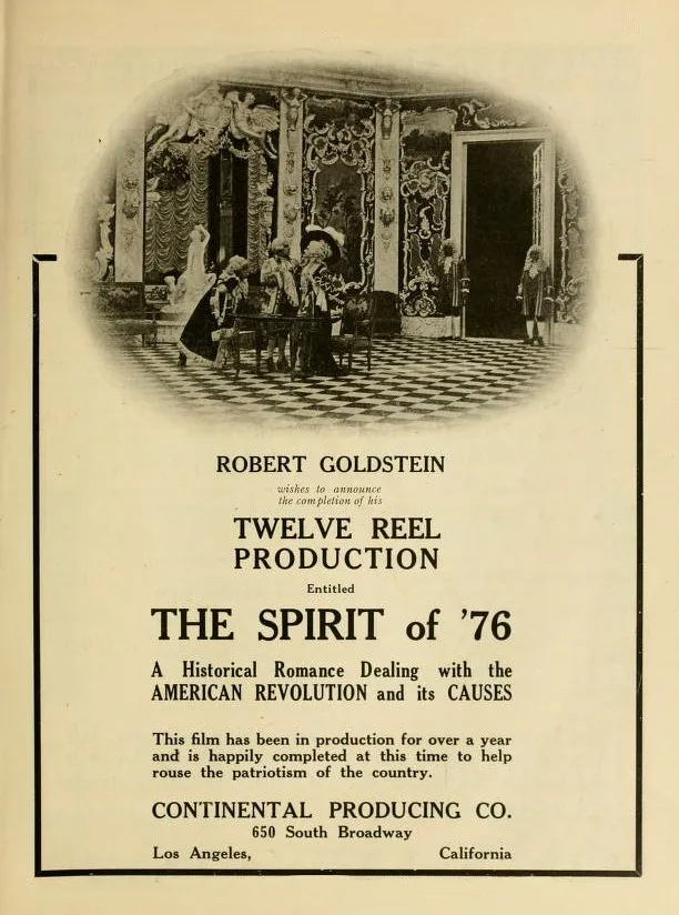 The Spirit of '76 poster