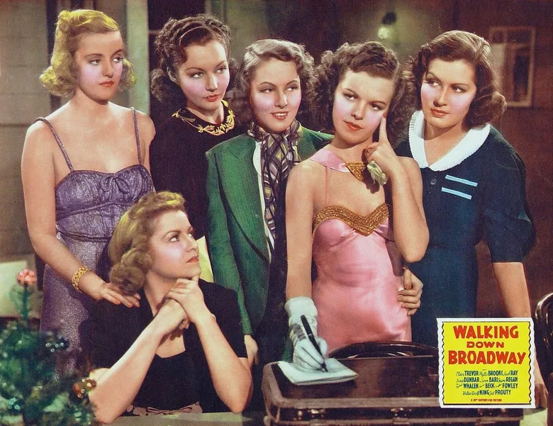 Walking Down Broadway poster